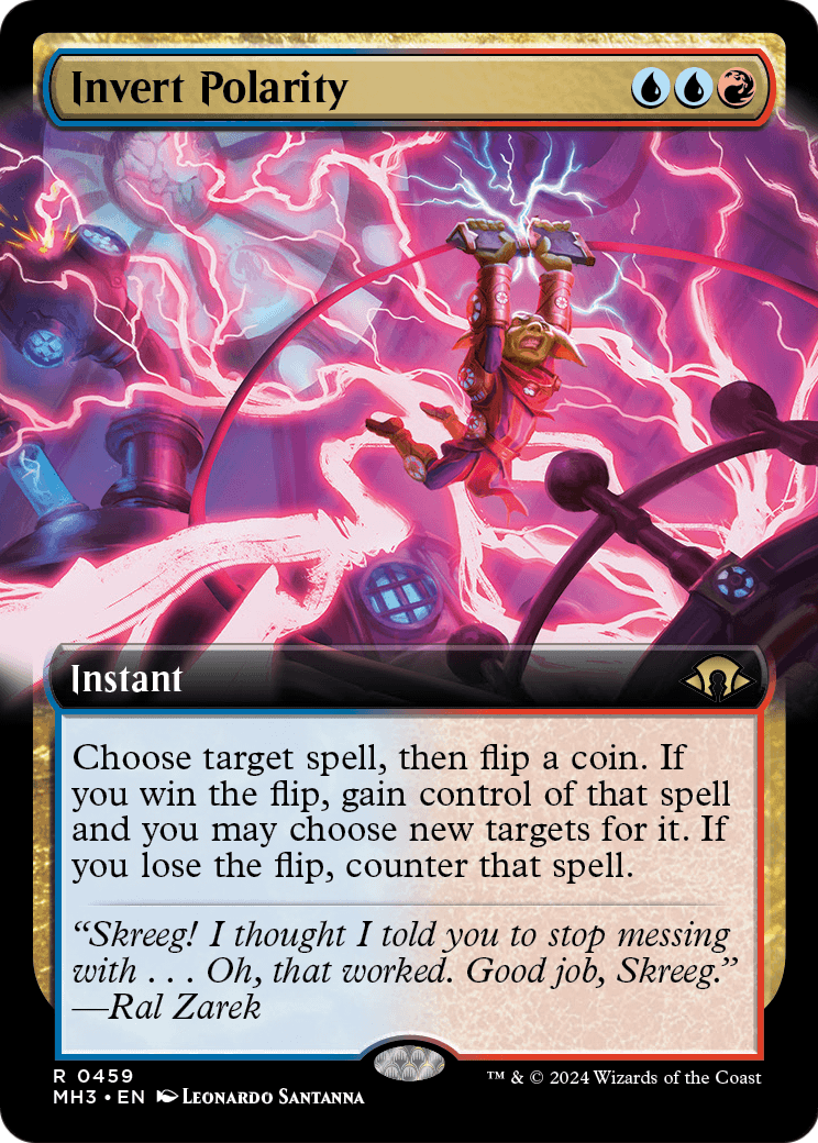 Invert Polarity (Extended Art) [Modern Horizons 3] Foil