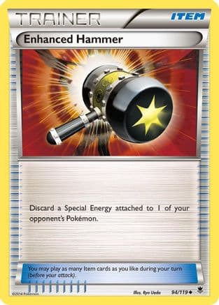 Enhanced Hammer 94/119 - XY  Phantom Forces Reverse Holofoil