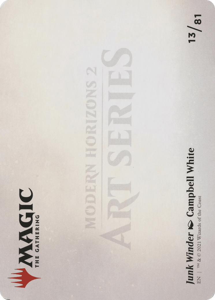 Junk Winder // Junk Winder (AMH2-013) - Modern Horizons 2 Art Series (Borderless) Foil