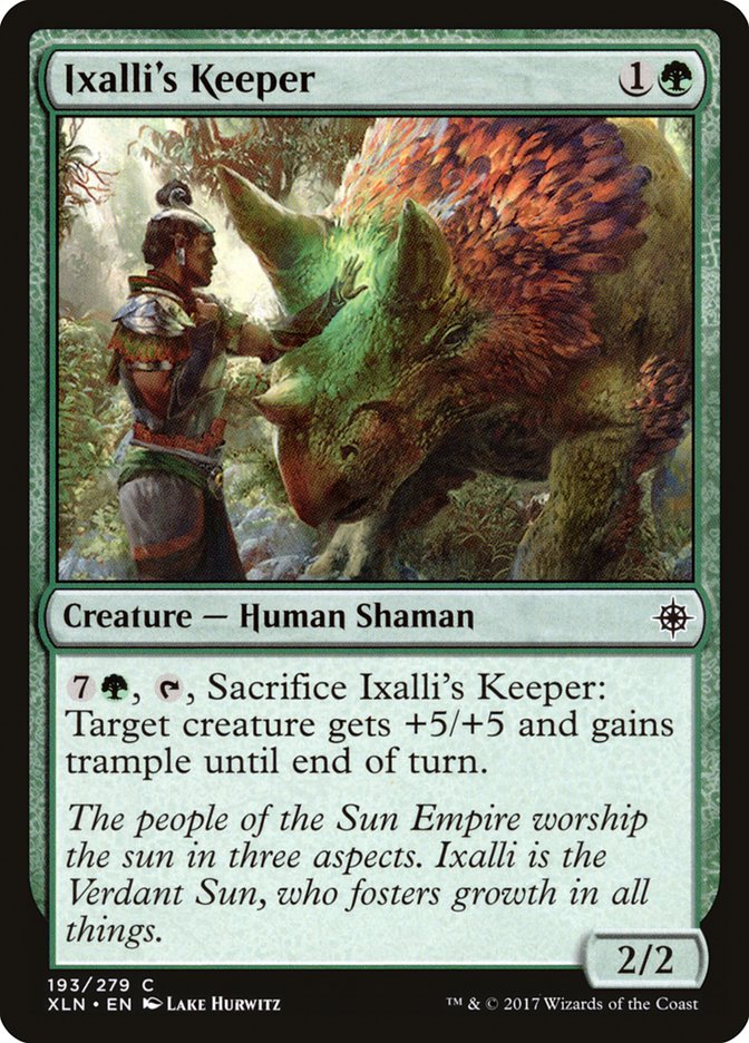 Ixalli's Keeper 193/279 (Ixalan)  - Foil
