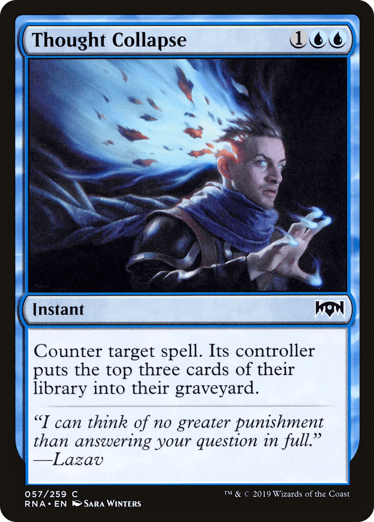 Thought Collapse [Ravnica Allegiance] Foil
