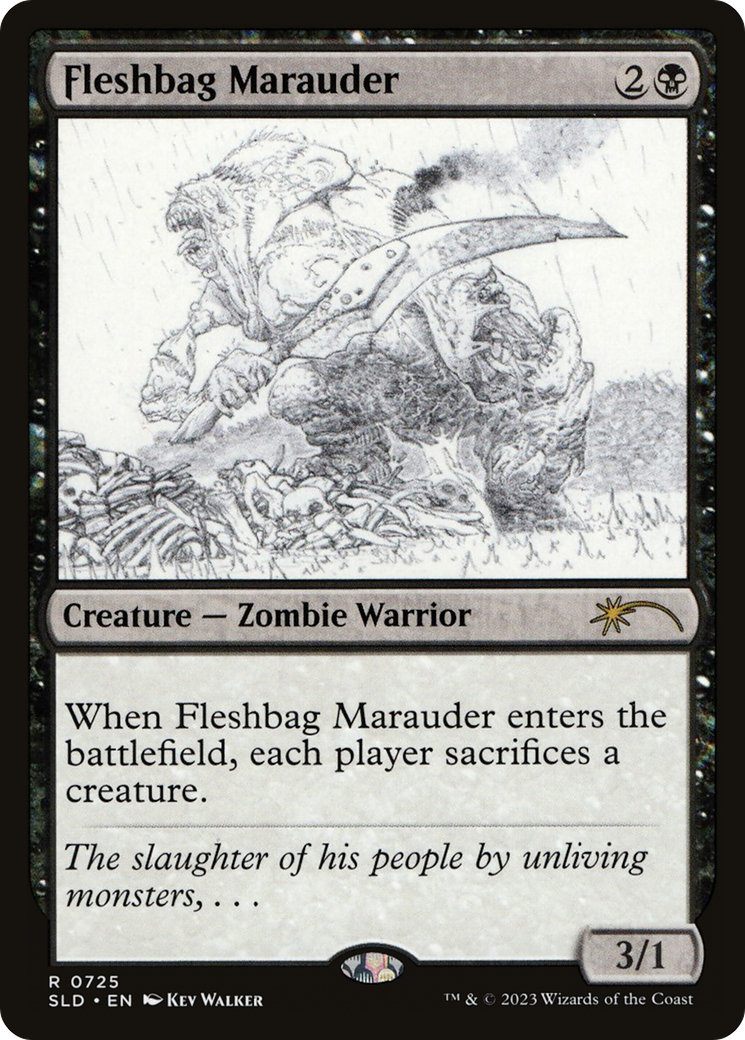 Fleshbag Marauder (Sketch Showcase) [Secret Lair Drop Series] Foil