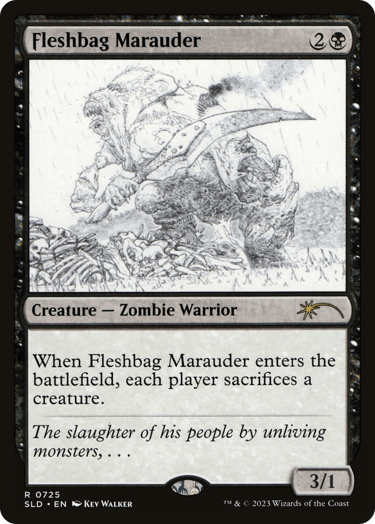 Fleshbag Marauder (Sketch Showcase) [Secret Lair Drop Series] Foil