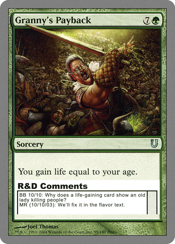 Granny's Payback [Unhinged] Foil