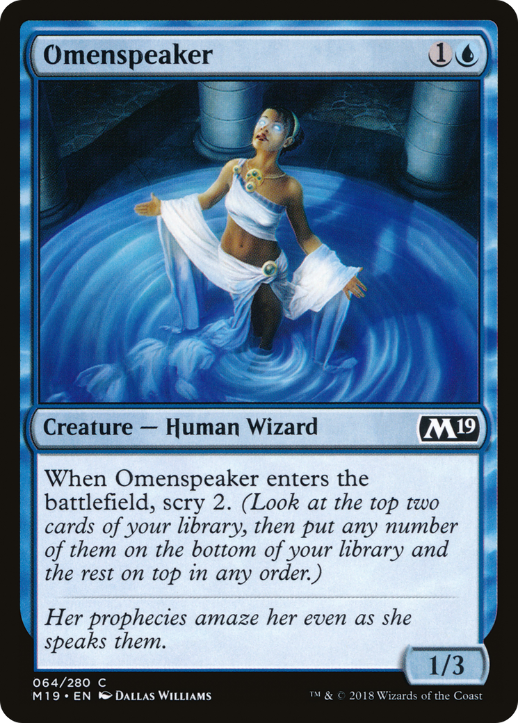 Omenspeaker [Core Set 2019] Foil