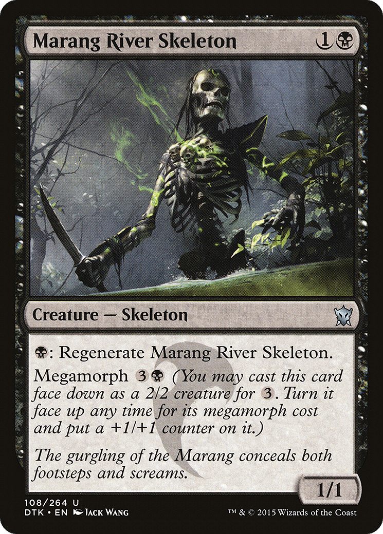 Marang River Skeleton [Dragons of Tarkir] Foil
