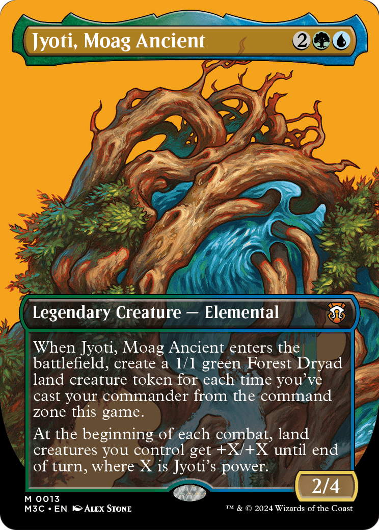 Jyoti, Moag Ancient (Borderless) [Modern Horizons 3 Commander] Foil