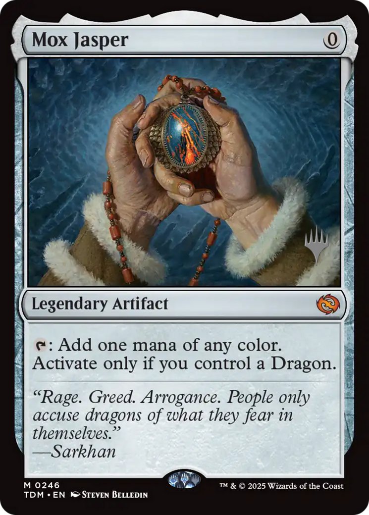 Mox Jasper (246) [Promo Pack: Tarkir: Dragonstorm]  Foil