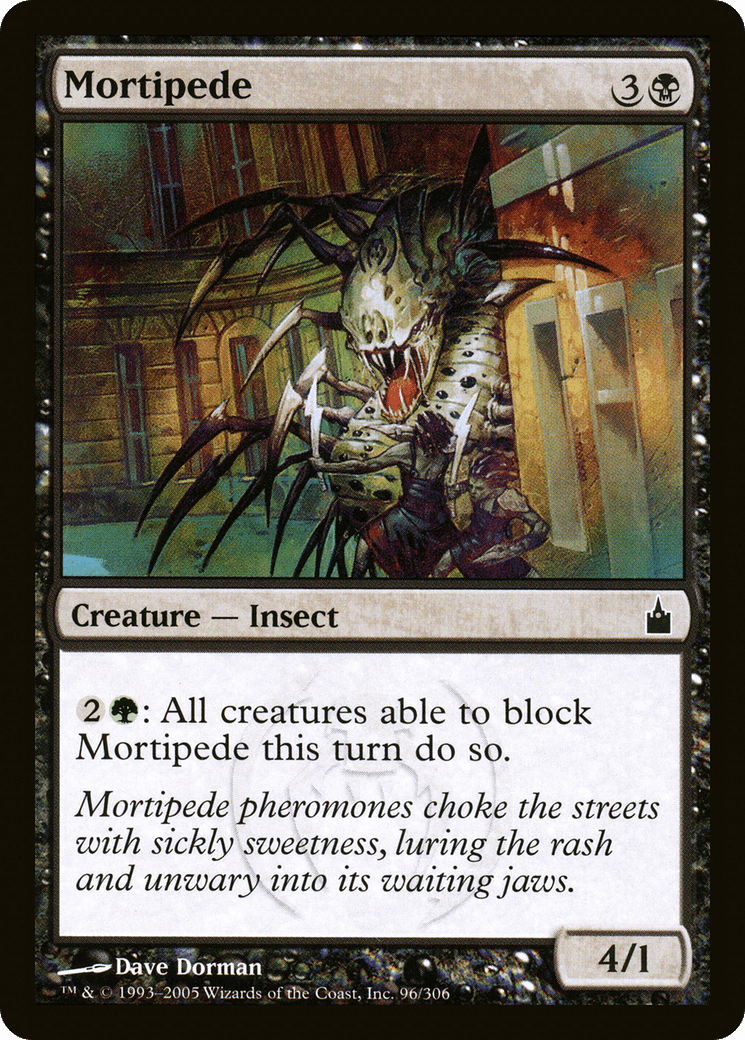 Mortipede [Ravnica: City of Guilds] Foil