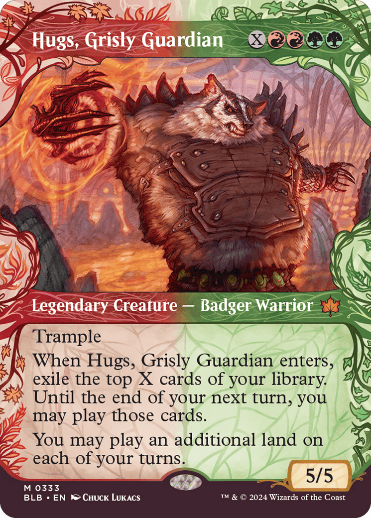 Hugs, Grisly Guardian (Showcase) [Bloomburrow] Foil