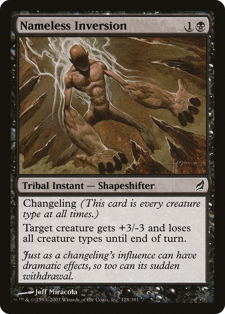 Nameless Inversion [Lorwyn] Foil