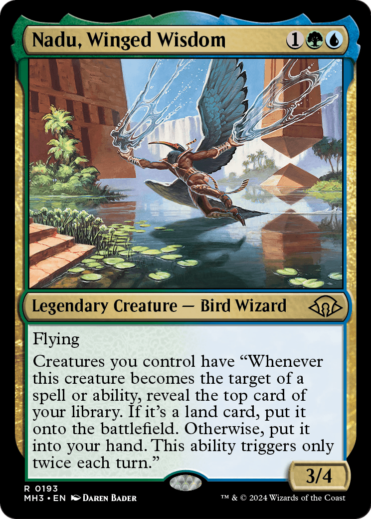 Nadu, Winged Wisdom [Modern Horizons 3] Foil