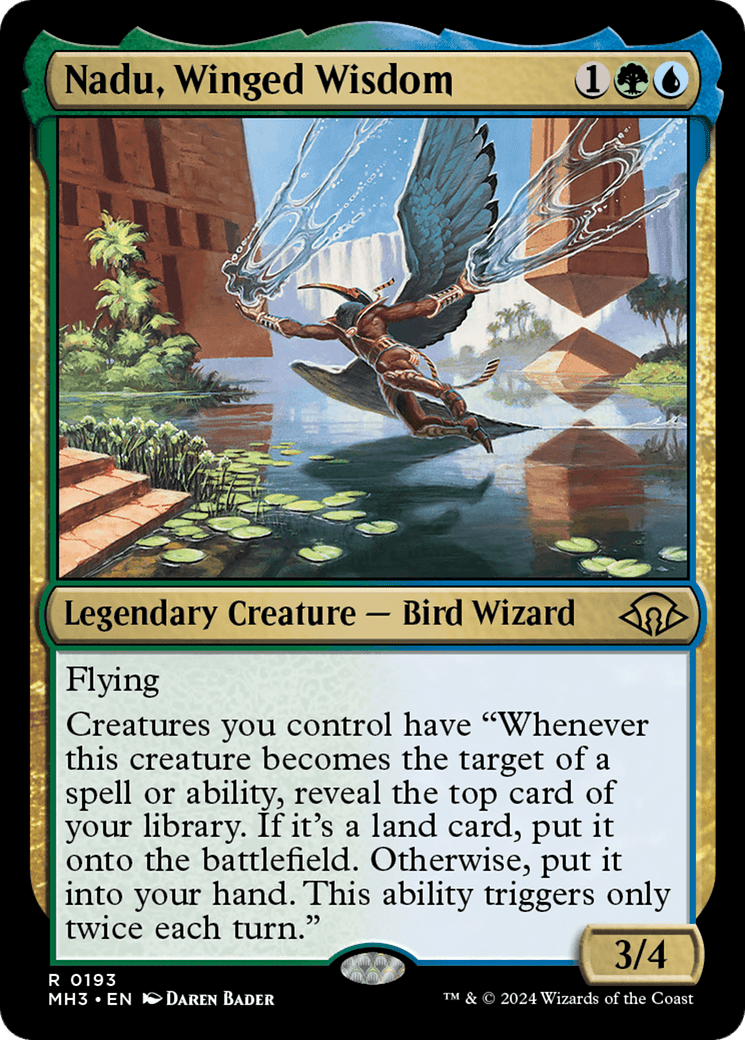 Nadu, Winged Wisdom [Modern Horizons 3] Foil