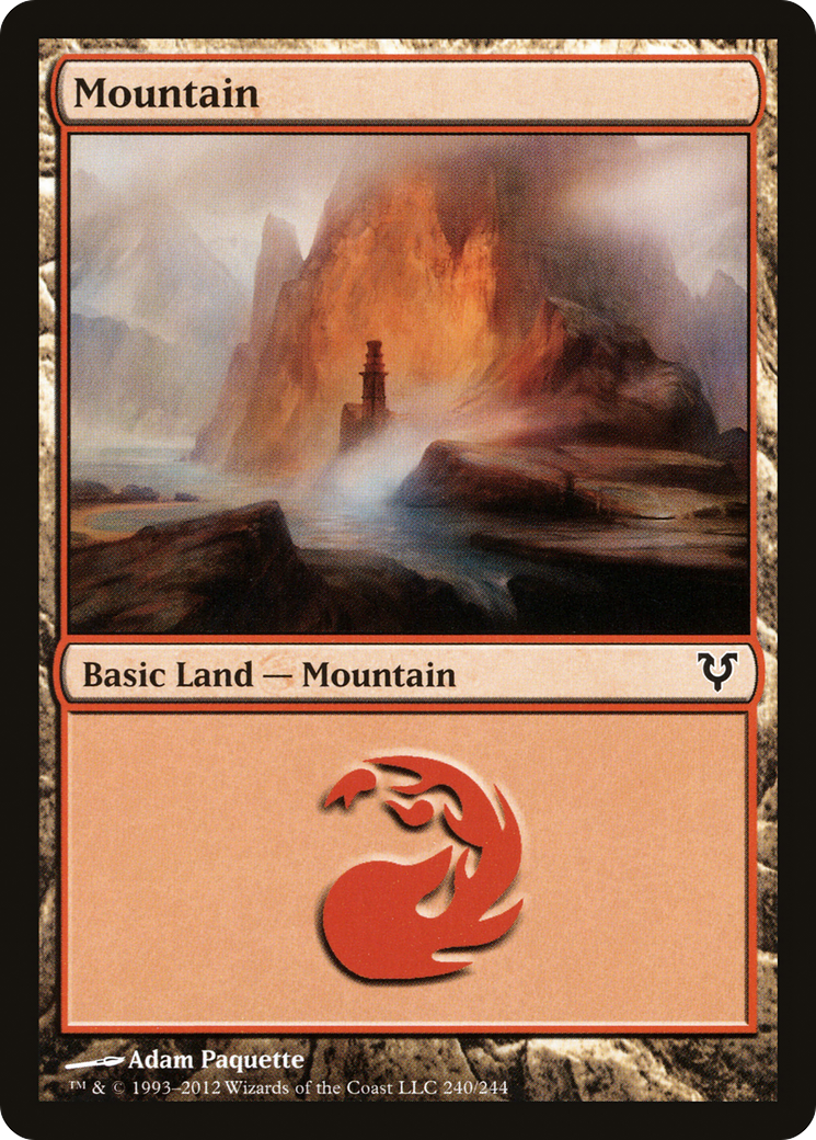 Mountain (240) [Avacyn Restored] Foil