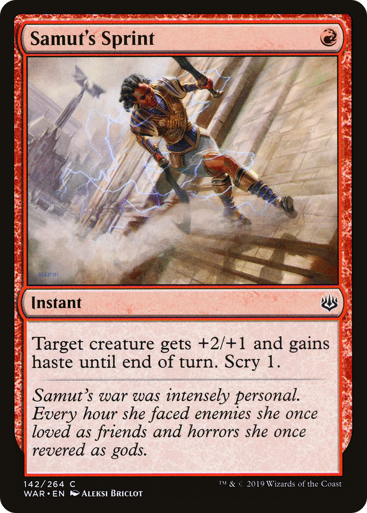 Samut's Sprint [War of the Spark] Foil