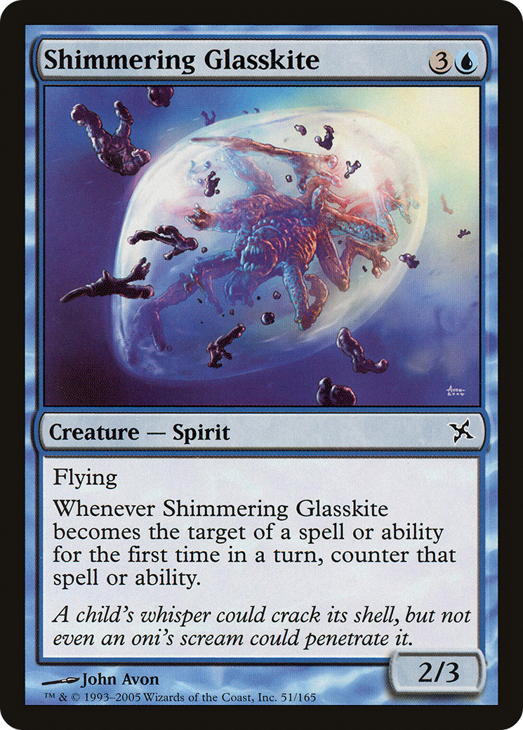 Shimmering Glasskite [Betrayers of Kamigawa] Foil