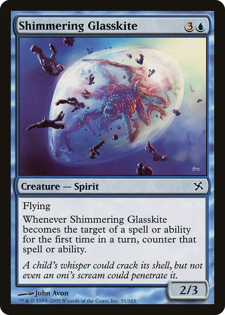 Shimmering Glasskite [Betrayers of Kamigawa] Foil