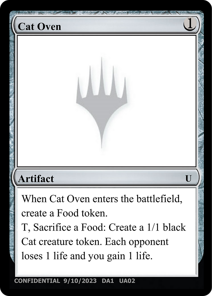 Cat Oven (DA1-UA02A) - Unknown Event