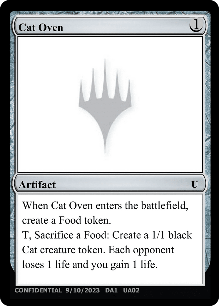 Cat Oven (DA1-UA02A) - Unknown Event