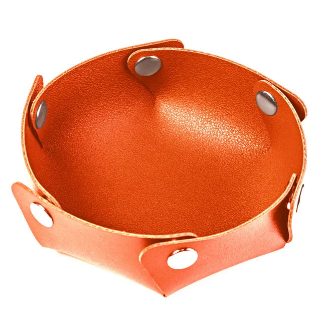 Folding Hexagonal Dice Tray | Small - Orange (A18)