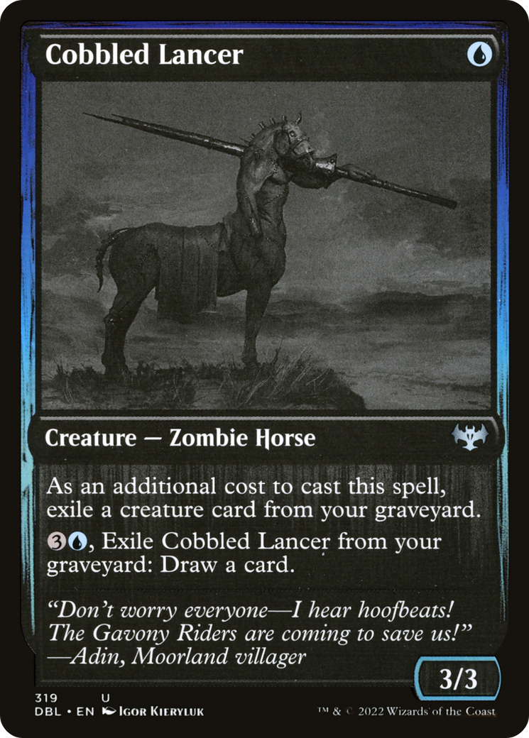 Cobbled Lancer [Innistrad: Double Feature] Foil
