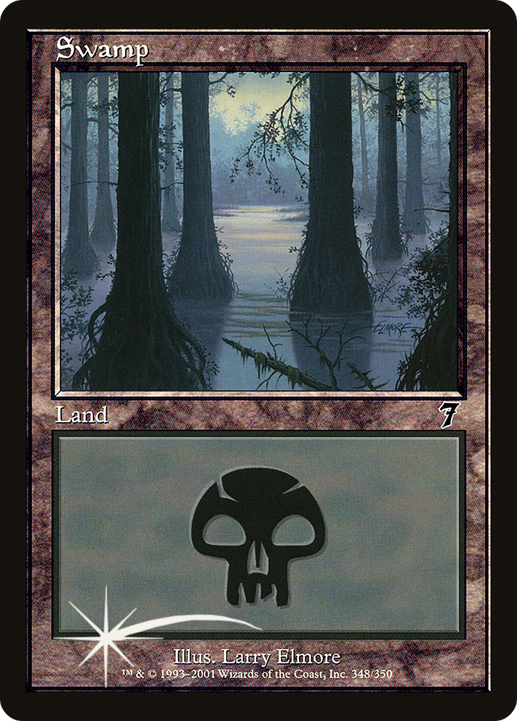 Swamp (348) [Seventh Edition] Foil
