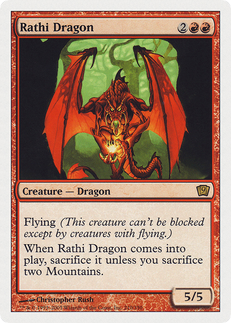 Rathi Dragon [Ninth Edition] Foil