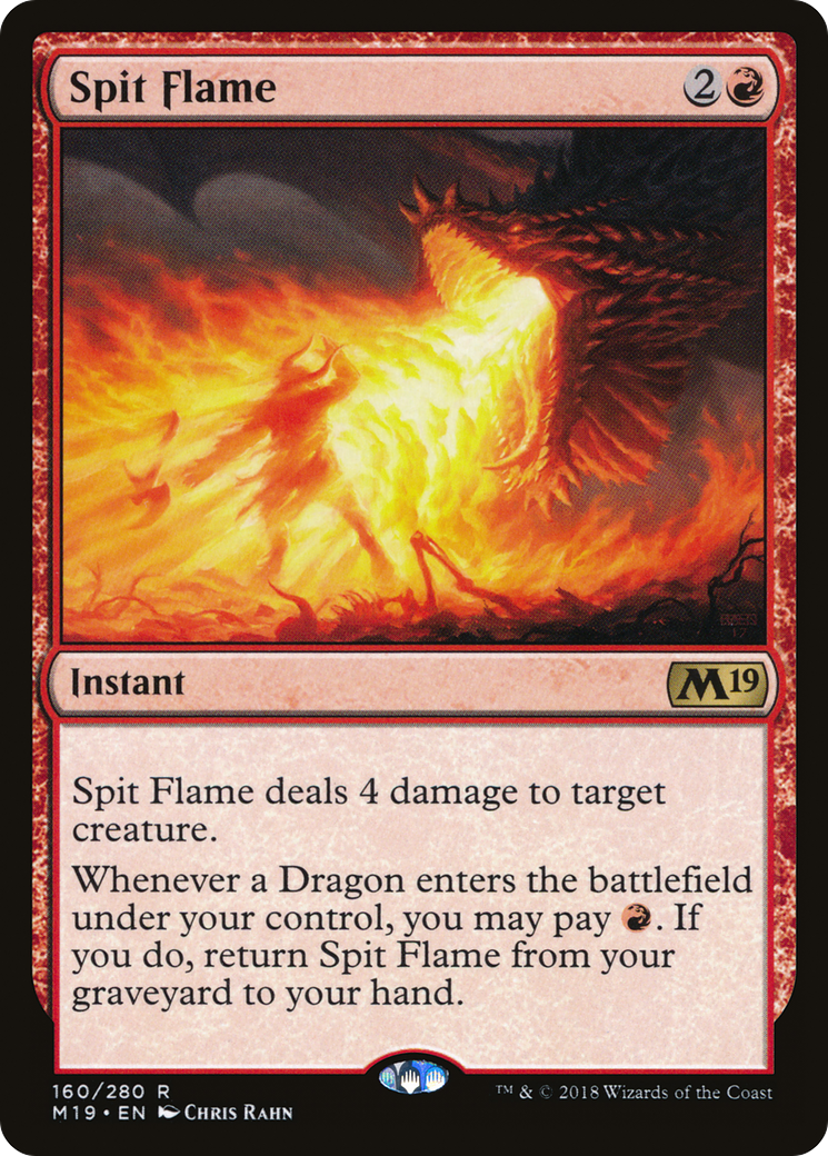 Spit Flame [Core Set 2019] Foil