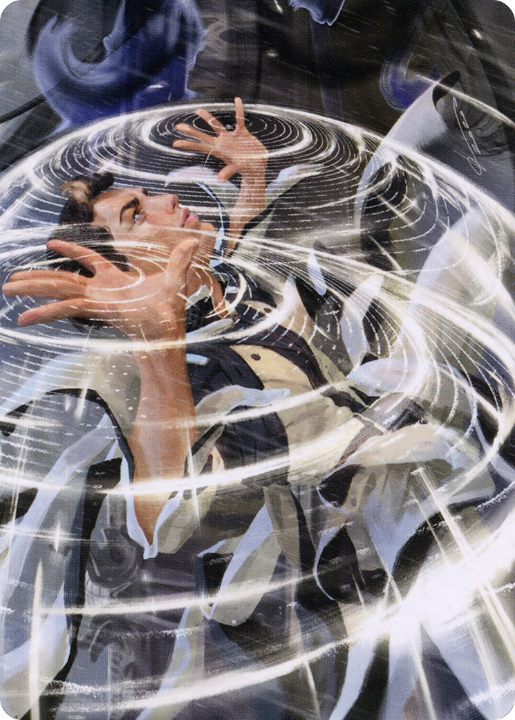 Selfless Glyphweaver // Selfless Glyphweaver (ASTX-039) - Strixhaven Art Series (Borderless)