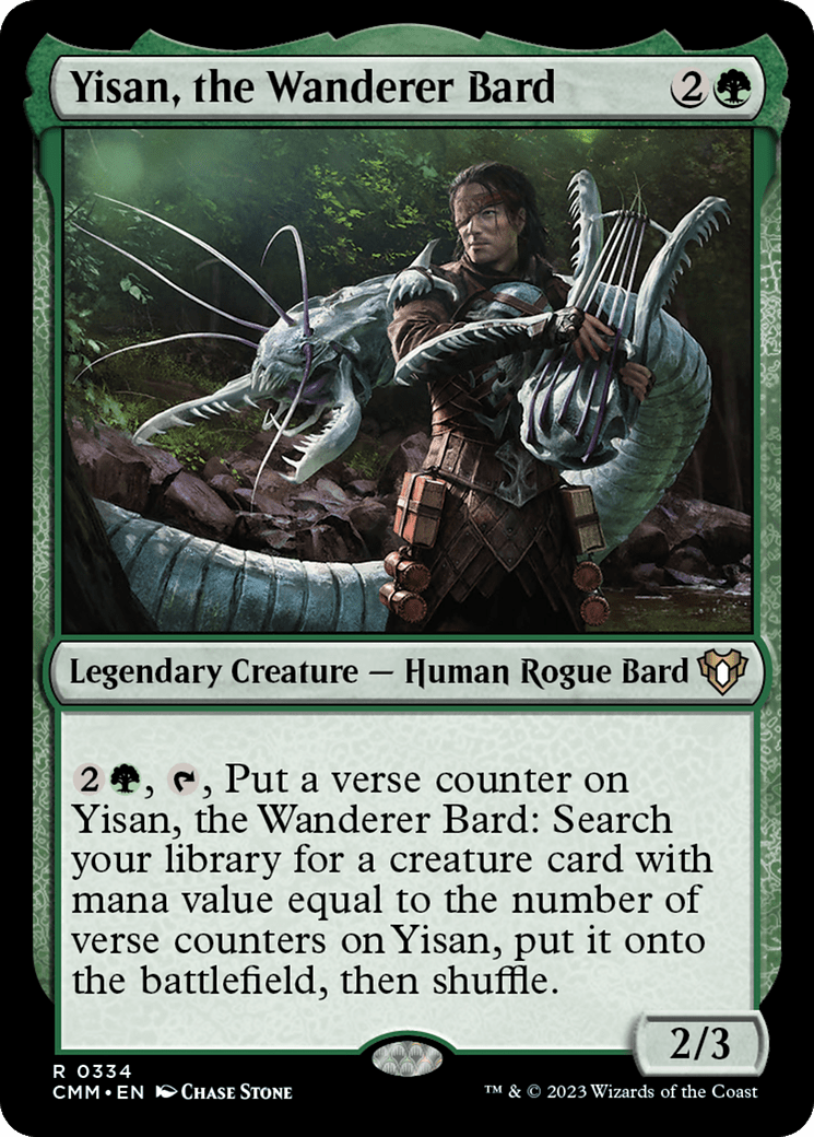 Yisan, the Wanderer Bard [Commander Masters] Foil