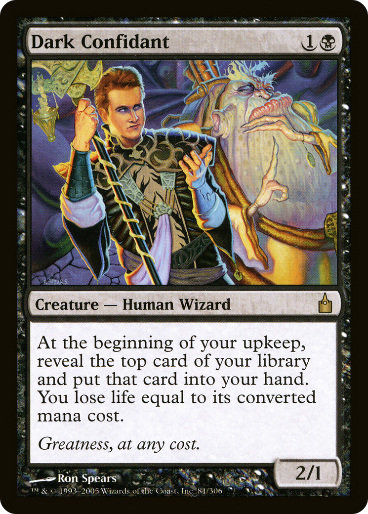 Dark Confidant [Ravnica: City of Guilds] Foil
