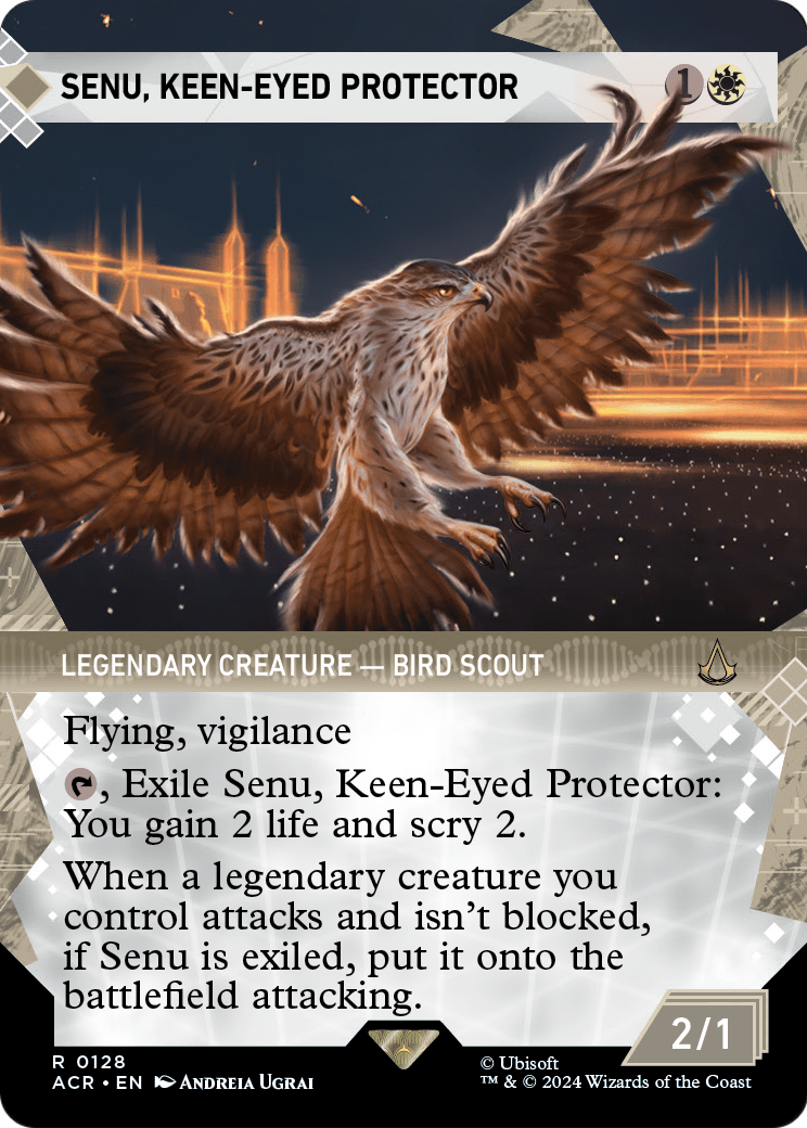 Senu, Keen-Eyed Protector (Showcase) [Assassin's Creed] Foil