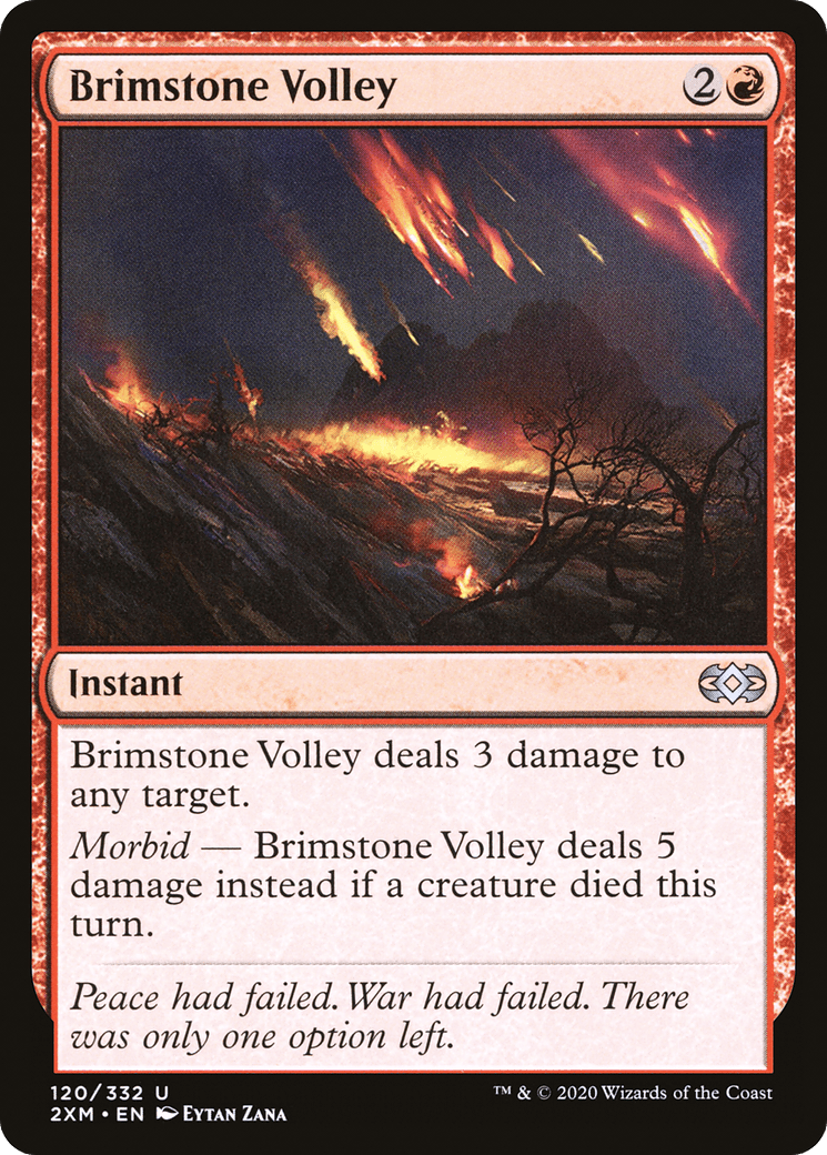 Brimstone Volley [Double Masters] Foil