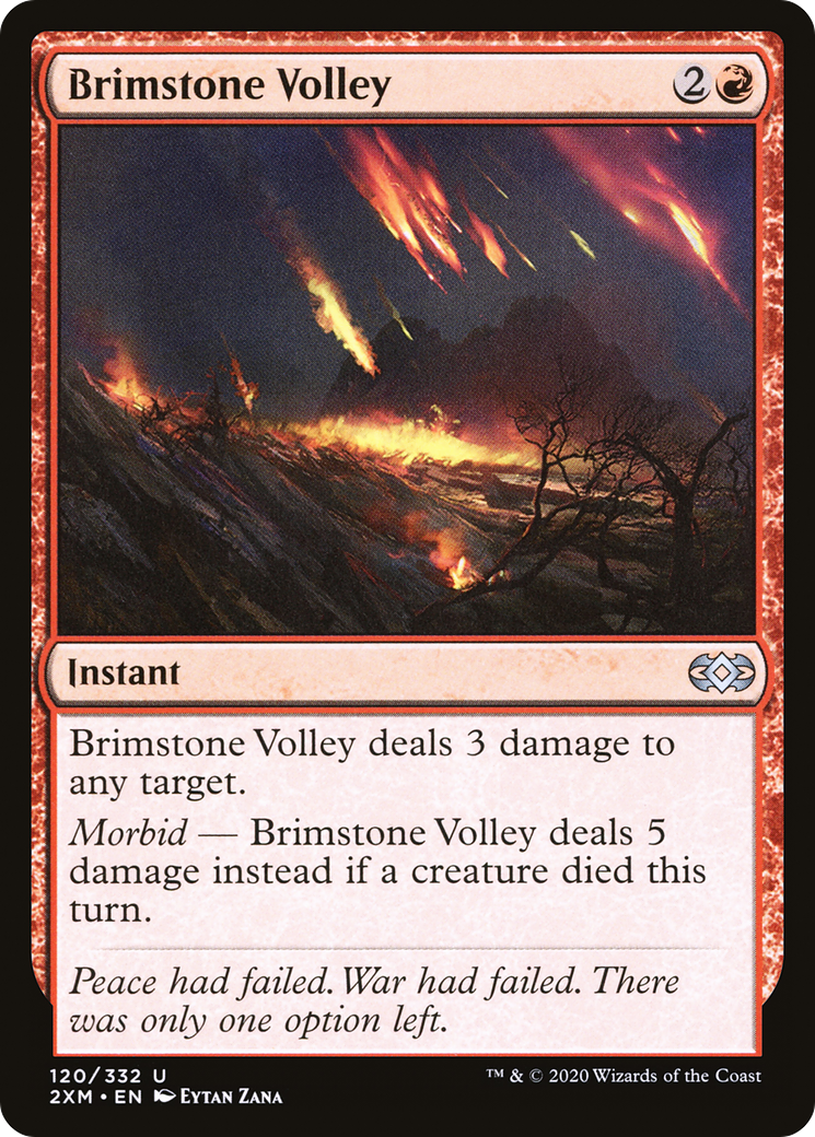 Brimstone Volley [Double Masters] Foil