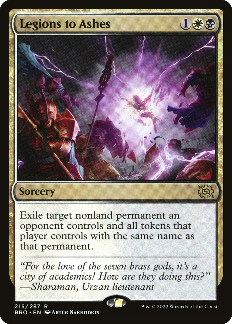 Legions to Ashes [The Brothers' War] Foil
