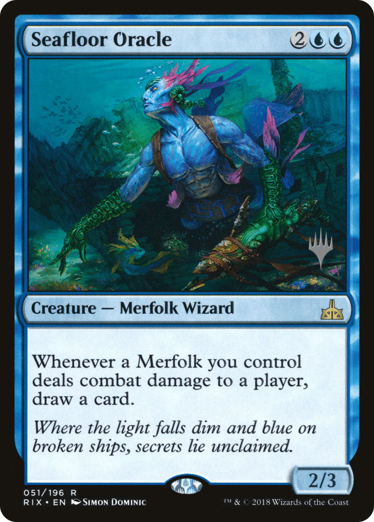 Seafloor Oracle (Promo Pack) [Rivals of Ixalan Promos] Foil