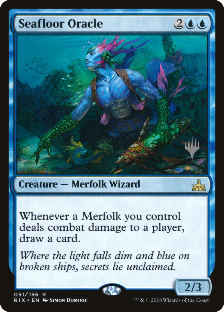 Seafloor Oracle (Promo Pack) [Rivals of Ixalan Promos] Foil