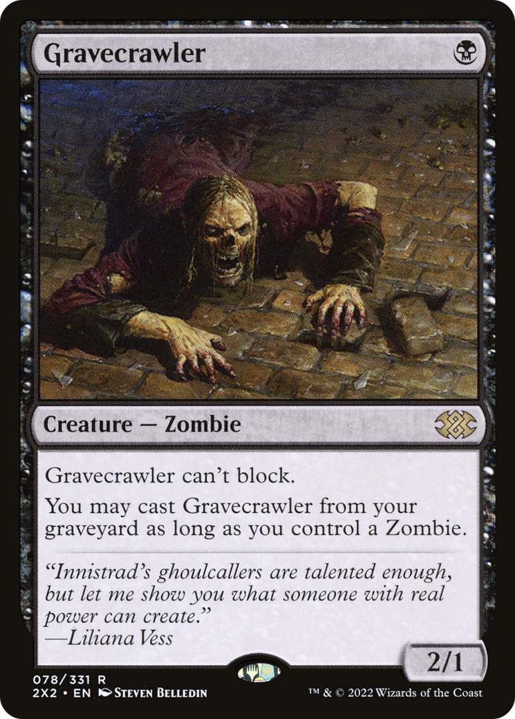 Gravecrawler [Double Masters 2022] Foil