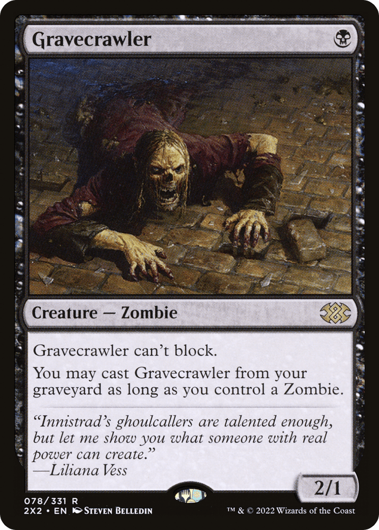 Gravecrawler [Double Masters 2022] Foil
