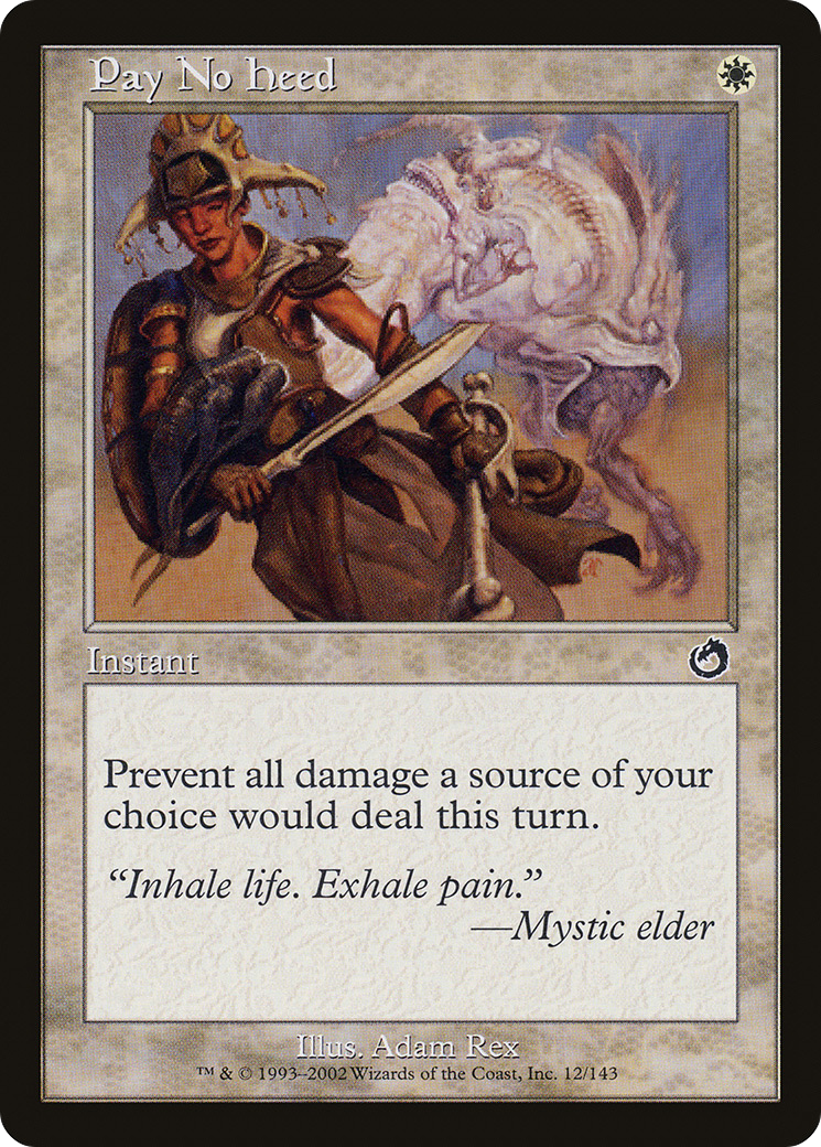 Pay No Heed [Torment] Foil