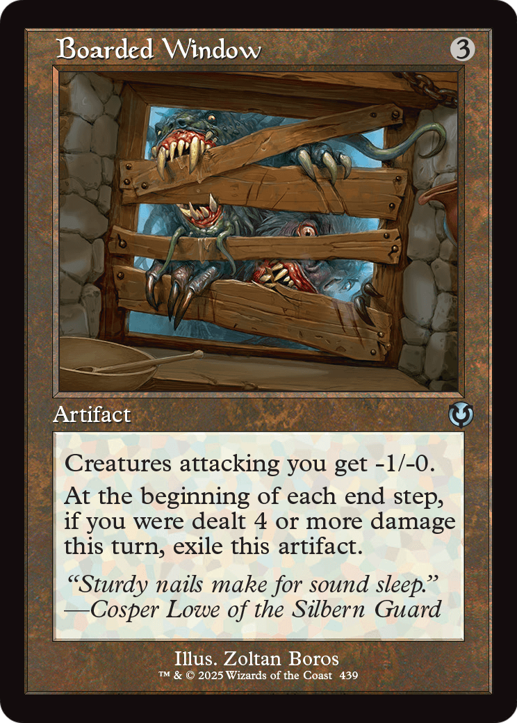 Boarded Window (Retro Frame) (-439) [Innistrad Remastered]