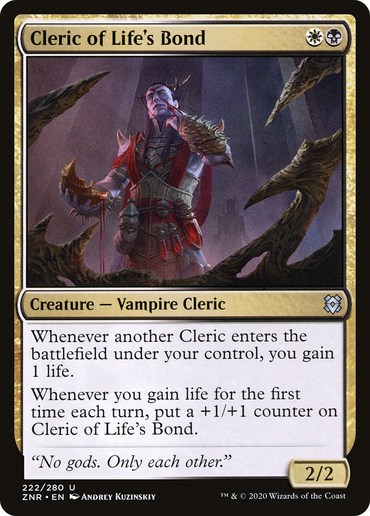 Cleric of Life's Bond [Zendikar Rising] Foil
