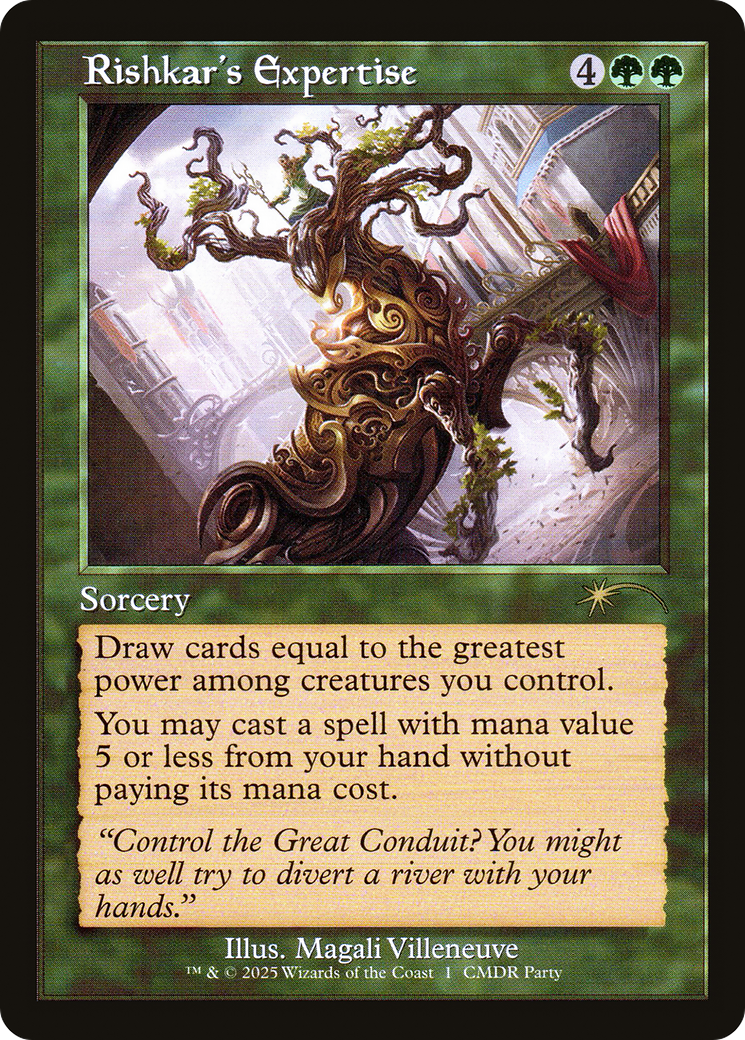 Rishkar's Expertise (001) [Wizards Play Network 2025]  Foil