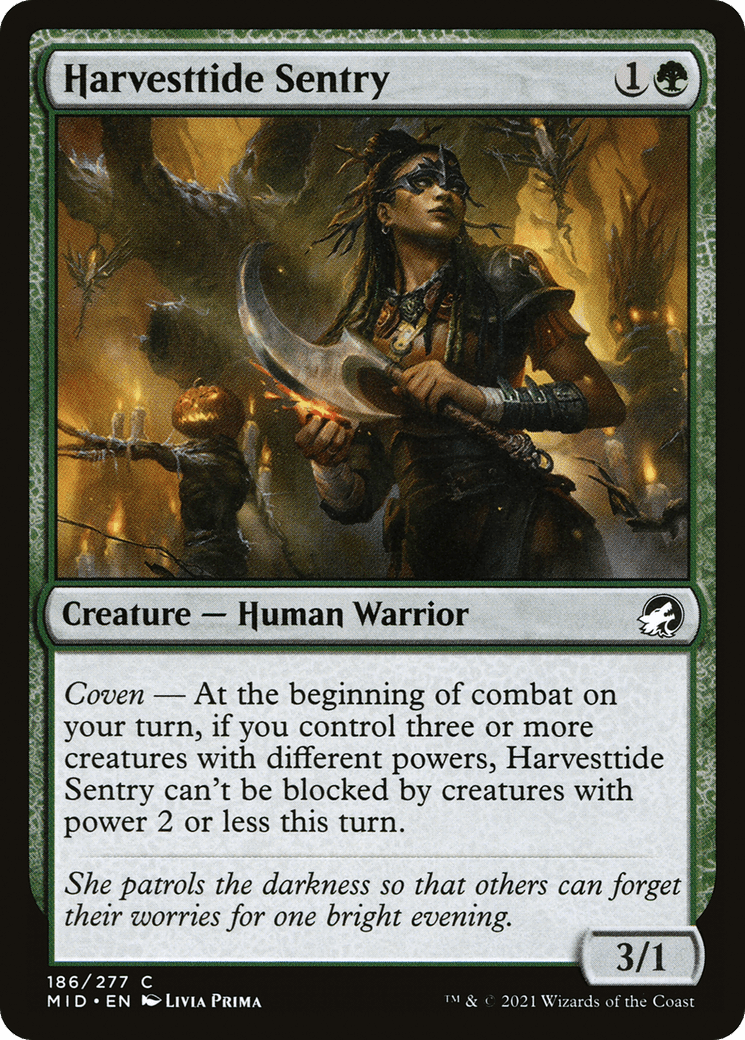 Harvesttide Sentry [Innistrad: Midnight Hunt] Foil