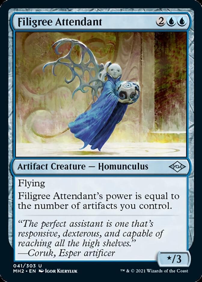 Filigree Attendant [Modern Horizons 2] Foil