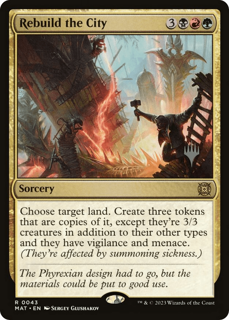 Rebuild the City (Promo Pack) [The Lost Caverns of Ixalan Promos] Foil