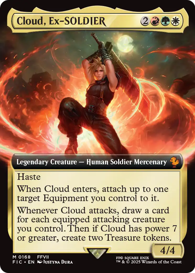 Cloud, Ex-SOLDIER (Extended Art) (168) [Commander: FINAL FANTASY]
