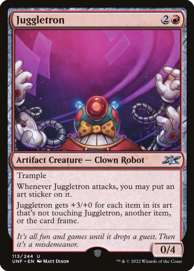 Juggletron 113/244 (Unfinity)  - Foil