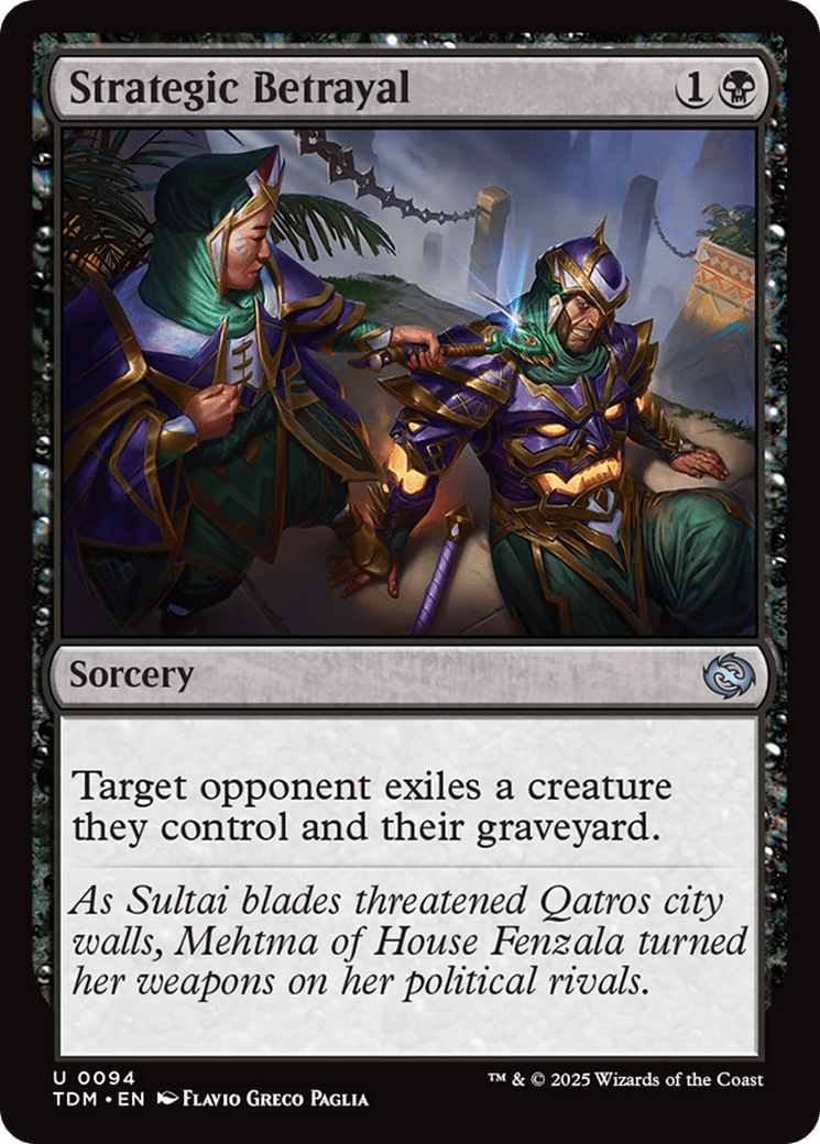 Strategic Betrayal (094) [Tarkir: Dragonstorm]  Foil