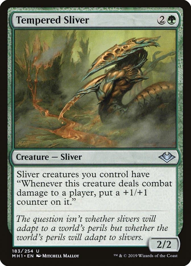 Tempered Sliver [Modern Horizons] Foil